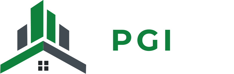 PGI Land Realtors – green & black logo