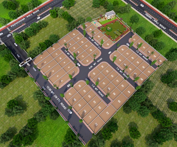 Layout Plot - Plotted Enclave — view 1